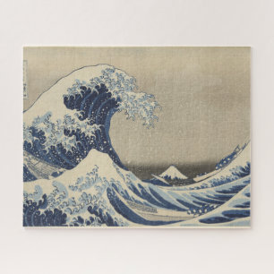 The Great Wave, 1830/33, door Hokusai Jigzaag Puzz Legpuzzel