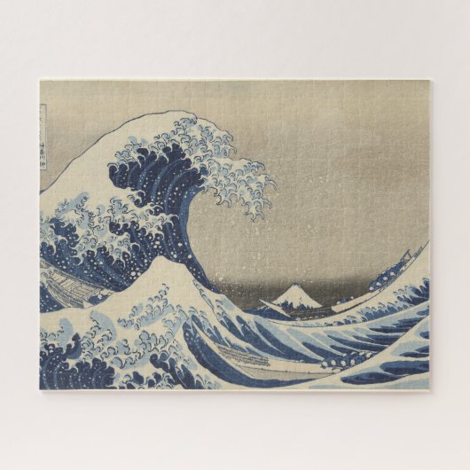 The Great Wave, 1830/33, door Hokusai Jigzaag Puzz Legpuzzel (Horizontaal)
