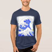 The Great Wave - 19e-eeuwse kunst Tri-Blend Shirt (Voorkant)