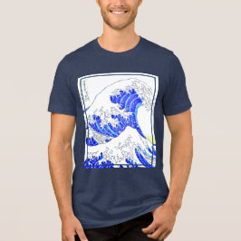 The Great Wave - 19e-eeuwse kunst Tri-Blend Shirt