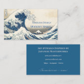 The Great Wave  Business Card Visitekaartje (Voorkant / Achterkant)