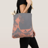 The Great Wave Canvas tas Blauw & Grijs (Dichtbij)