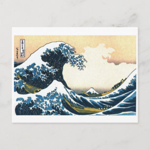 The Great Wave, Hosukai, Art Post-kaart Briefkaart