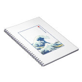 The Great Wave Kanagawa Old Japans Notitieboek (Rechterzijde)