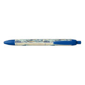 The Great Wave – Katsushika Hokusai – Custom Text  Zwarte Inkt Pen (Achterkant)