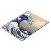 "The Great Wave" kopie van het origineel van Hokus Notitieboek (Linkerzijde)