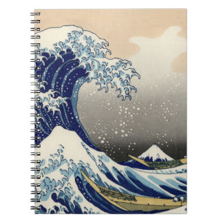 "The Great Wave" kopie van het origineel van Hokus Notitieboek