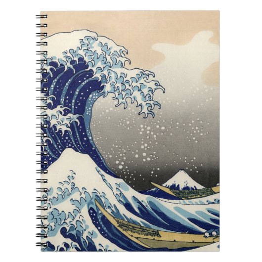 "The Great Wave" kopie van het origineel van Hokus Notitieboek (Voorkant)