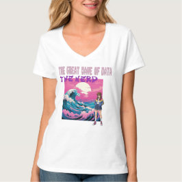 The Great Wave Of Data T-shirt