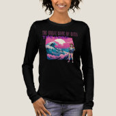 The Great Wave Of Data Tri-Blend Shirt (Voorkant)