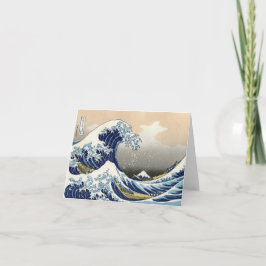 The Great Wave of Kanagawa - Katsushika Hokusai Kaart