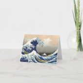 The Great Wave of Kanagawa - Katsushika Hokusai Kaart (Voorkant)