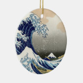 The Great Wave of Kanagawa - Katsushika Hokusai Keramisch Ornament (Rechts)