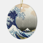 The Great Wave of Kanagawa - Katsushika Hokusai Keramisch Ornament (Links)