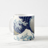 The Great Wave of Kanagawa - Katsushika Hokusai Koffiemok (Voorkant links)