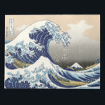 The Great Wave of Kanagawa - Katsushika Hokusai  Notitieblok<br><div class="desc">The Great Wave of Kanagawa. Two boats with people trying to conquer the ocean waves,  with the Fuji mountain at the background. Famous Japanese Ukiyo-e,  or woodblock print,  by Japanese artist Katsushika Hokusai.</div>