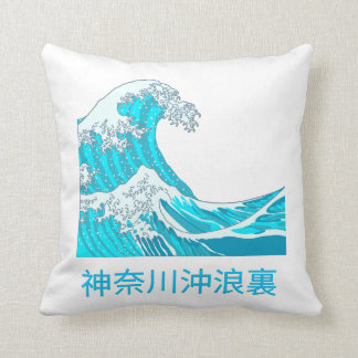The great wave of kanagawa kussen