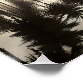 The Great Wave of Palm Trees Water Mirror Perfect Poster (Hoek)