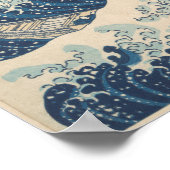 The Great Wave Off Kanagawa by Katsushika Hokusai Poster (Hoek)