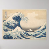 The Great Wave Off Kanagawa by Katsushika Hokusai Poster (Voorkant)