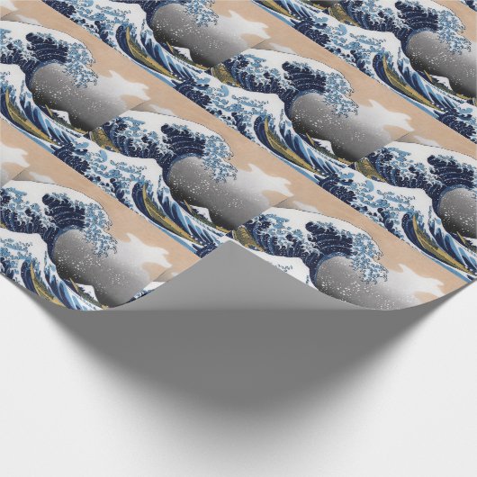 The Great Wave off Kanagawa Cadeaupapier (Hoek)