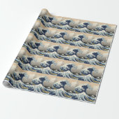 The Great Wave off Kanagawa Cadeaupapier (Uitgerold)