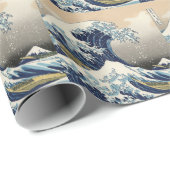 The Great Wave off Kanagawa Cadeaupapier (Rol Hoek)