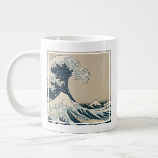 The Great Wave off Kanagawa Grote Koffiekop (Links)