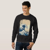 The Great Wave off Kanagawa Japanese Aesthetic Clo Trui (Voorkant volledig)