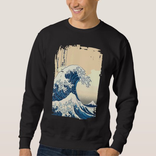 The Great Wave off Kanagawa Japanese Aesthetic Clo Trui (Voorkant)