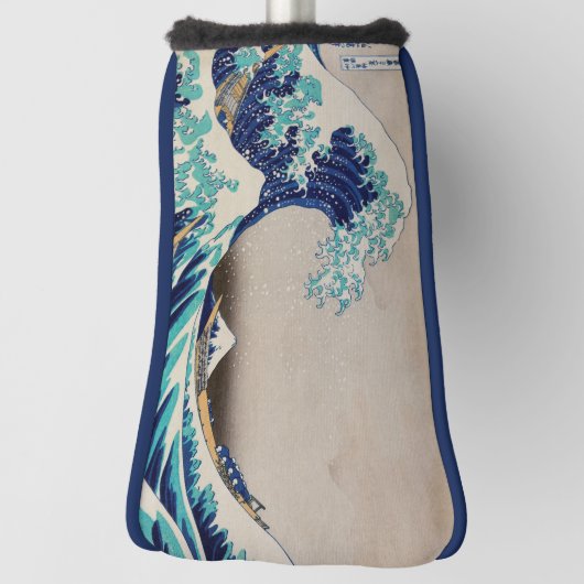 The Great Wave Off Kanagawa Japans Woodblock Golfheadcover (Draai 90)