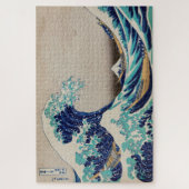 The Great Wave Off Kanagawa Japans Woodblock Legpuzzel (Verticaal)