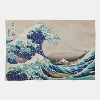 The Great Wave Off Kanagawa Japans Woodblock Theedoek