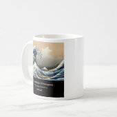 The Great Wave off Kanagawa Koffiemok (Voorkant links)