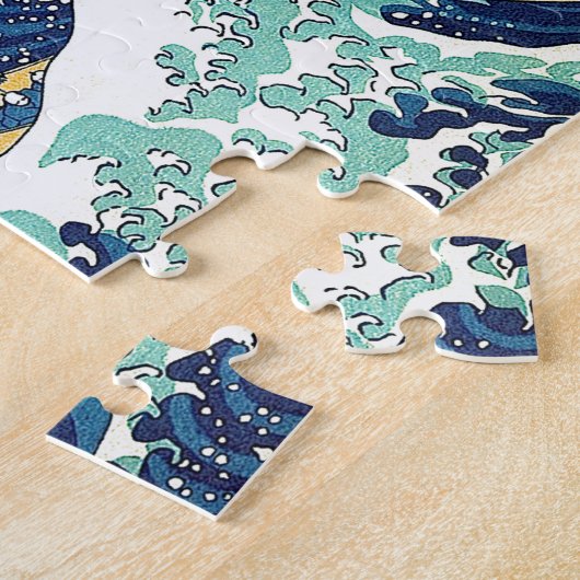 "The Great Wave Off Kanagawa" Legpuzzel (Zijkant)