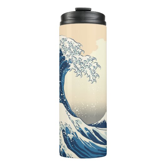 The great wave off kanagawa painting reproduction thermosbeker (Voorkant)