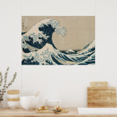The Great Wave off Kanagawa Poster (Keuken)