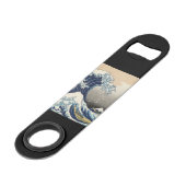 The Great Wave off Kanagawa Speed Flessenopener (Voorkant Gekanteld)