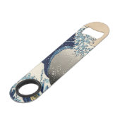 The Great Wave off Kanagawa Speed Flessenopener (Achterkant Gekanteld)
