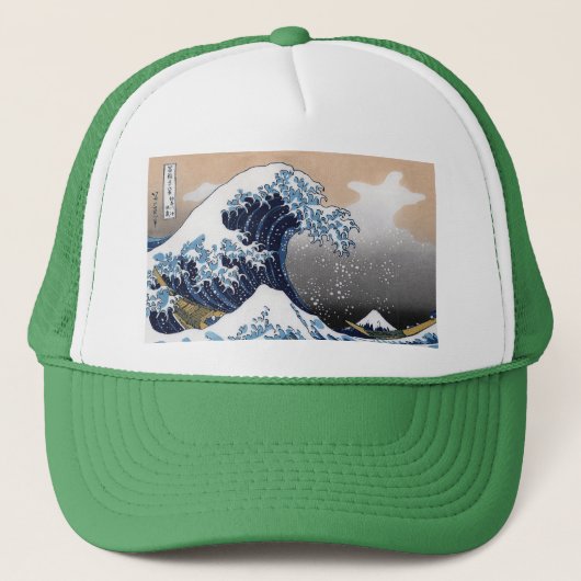 “The Great Wave off Kanagawa” Trucker Pet (Voorkant)
