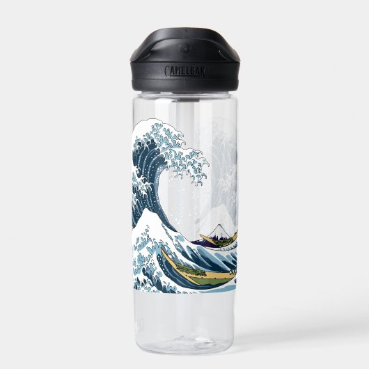The Great Wave off Kanagawa  Waterfles (Achterkant)