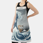 The Great Wave off Kanagawa with Cute Kittens Schort (Insitu)