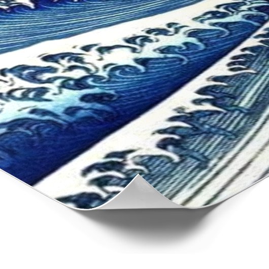 The Great Wave Poster (Hoek)