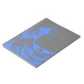 The Great Wave Seafoam Blauw & Grijs Notitieboek (Linkerzijde)