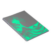 The Great Wave Seafoam Groen & Grijs Notitieboek (Rechterzijde)