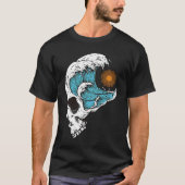 The Great Wave & Sun Big Wave Cool Graphics for T-shirt (Voorkant)