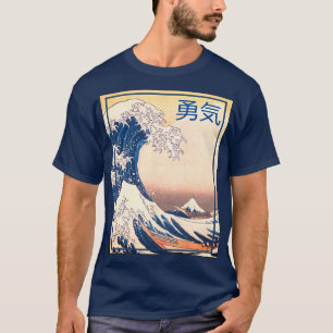 The Great Wave - T-shirt met Japanse moed