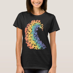 The Great Wave Wave Love Pride and Tolerance Kanag T-shirt