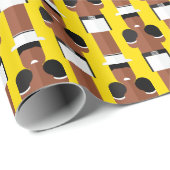 The Greatest Boxing Legend Pattern Wrapping Paper Cadeaupapier (Rol Hoek)