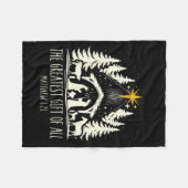 The Greatest Gift For All Christmas Nativity Jesus Fleece Deken (Voorkant (Horizontaal))